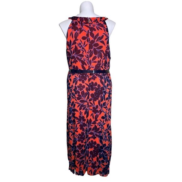 Tommy Hilfiger NWOT Floral Chiffon Halter Midi Dress, Multicolor Women’s 24W - Picture 6 of 11